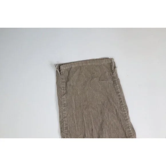 Vtg 90s Levis SilverTab Mens 32x30 Distressed Baggy Wide Leg Corduroy Pants USA